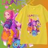 Derpy Tiger Kpop Demon Hunters Shirt for Kids Baby Girl T-Shirt Cute Tiger Cartoon Clothes 2025 Hot Movie Print Soft