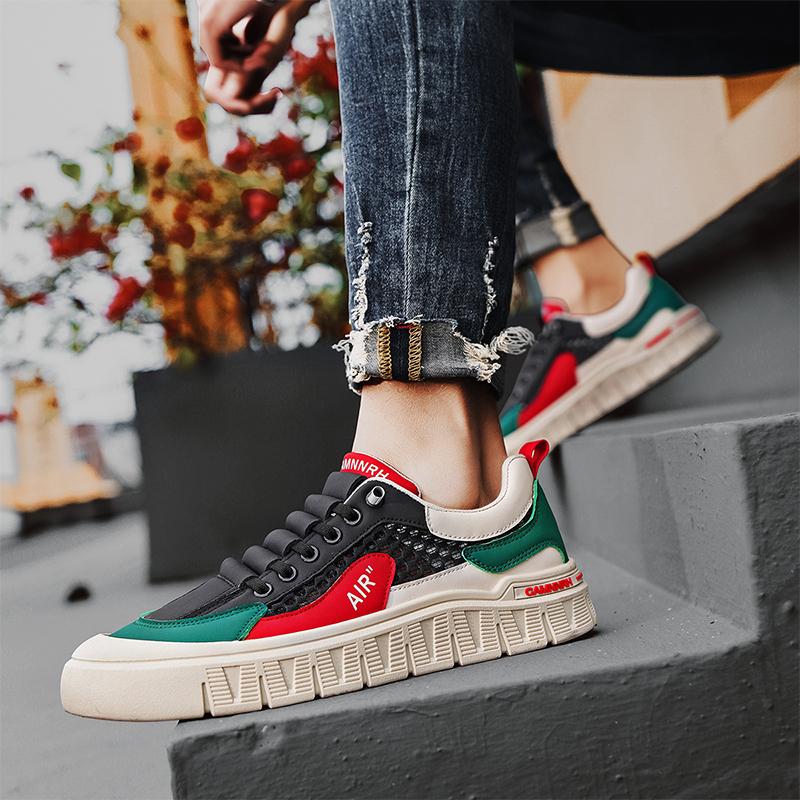Fashion Summer Men Shoes 2025 New Men Casual Shoes Quality Fashion Breathable Mesh Designer Luxurious Flat Outdoor Man Casual Sneakers