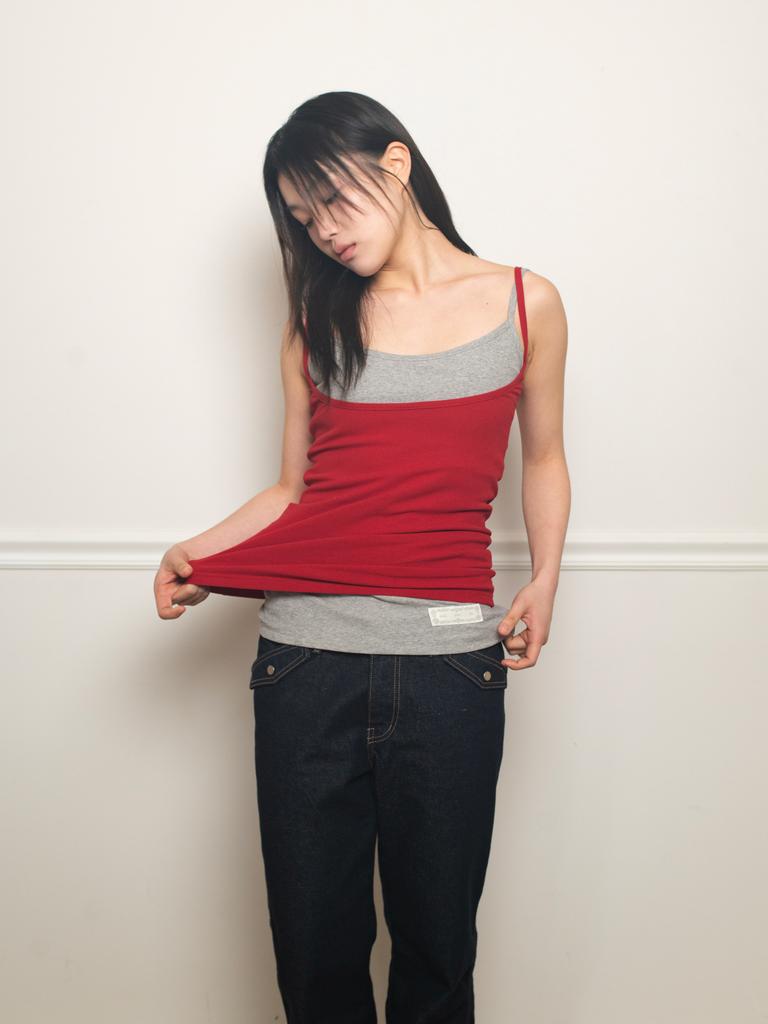 Onseuka Easy Open Back Sleeveless (Red)