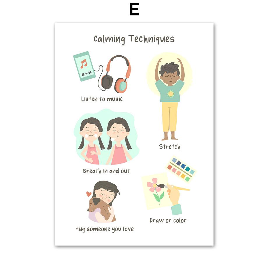 Înmulțire educațională matematică numere clasă perete imprimare pânză pictură poster nordic decor imagini acasă școală cameră