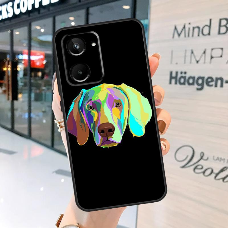 Weimaraner Dog For Realme C30 C11 C15 C21Y C25 C33 C35 C55 GT Neo 3T 2T 5 3 8 9 10 11 Pro Plus Phone Case