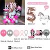 39pcs Pink Western Cowboy Foil Helium Balloon Boot Shape Hat Horse Racing Photo Props Cow Air Globos Birthday Party Supplies