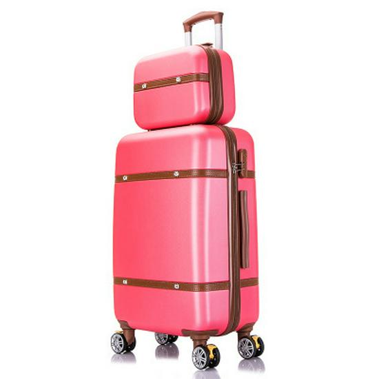Retro Large Capacity Suitcase with Universal Wheels, Trolley Cabin Luggage for Men and Women