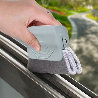 Window Track Cleaner Brush Compact Design Gap Cleaning Brush Hand-held Groove Cleaning Tools Window Cleaner