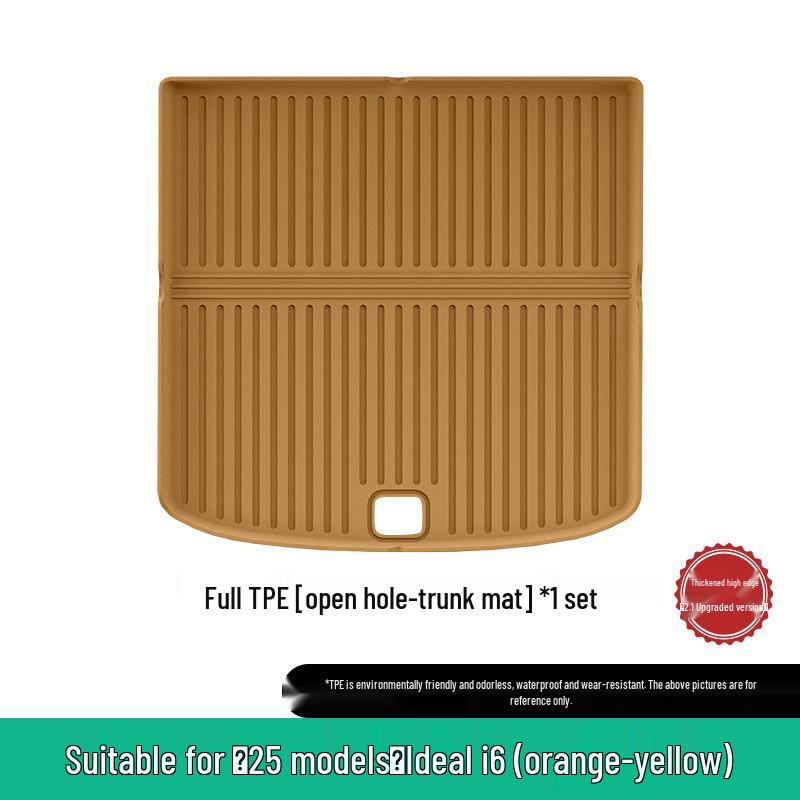 Compatible TPE Car and Trunk Floor Mats for 25 Ideal i6 Models - All-Weather Protection