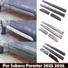 For Subaru Forester 2025  2026 4 Colors Steel Car Side Exterior Door Body Cover Moulding Anti-scratch Protector Car Strips