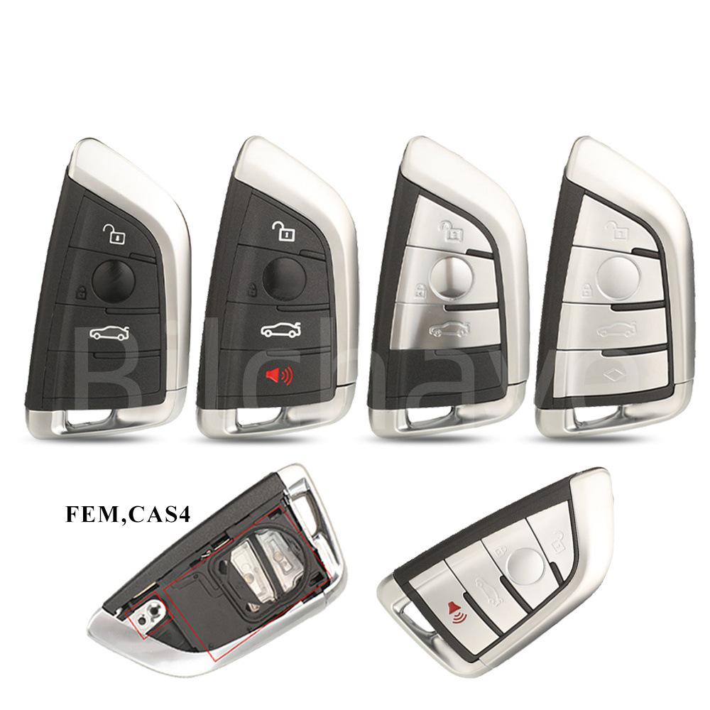 BMW FEM CAS4 Key Shell Replacement - 3/4 Button Smart Card Case