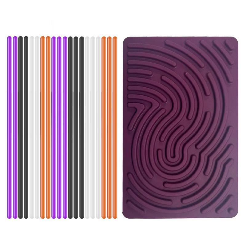 Silicone Sensory Fidget Board: Anxiety Relief and Educational Toy for Kids with Autism