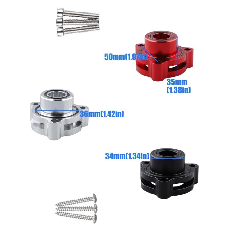 Machined Metal Turbocharger Exhaust Flange Kit with Sealing Gaskets, Bolt-On Adapter Body and 6 Screws for 1.5L 1.6L 2.0L 2.7L Engine Routine