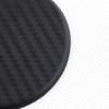 2x Carbon Fiber Car Cup Holder Anti-Slip ert Coaster Black Car Accessories