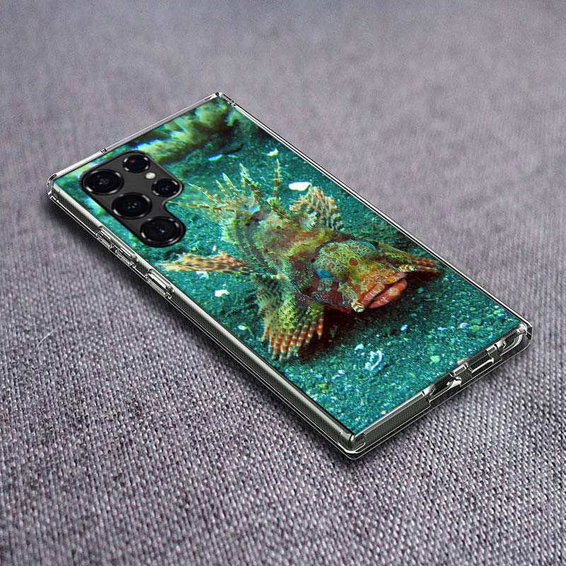 

Clown Fish in the Sea or Ocean Phone Case For Samsung Galaxy S24 S23 S21 S20 FE S22 S26 Ultra S25 Edge S10 Plus Cover Clear TPU Samsung S26 5G
