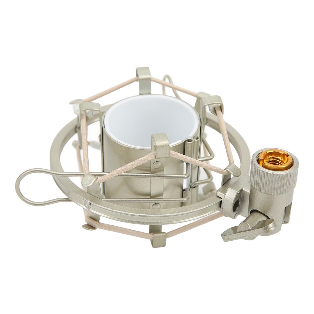 Microphone Shock Mount 47‑57mm Mic Anti Vibration Holder Adapter Clip for Live Streaming Recording