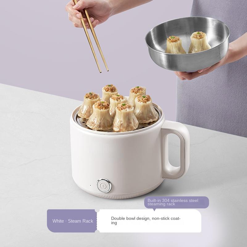 Mașină de gătit electrică de uz casnic 220V 1.6L Aparat de gătit electric antiaderent cu oală fierbinte 500W