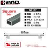 Carmate Inno Basic Bar Square Roof 107cm Rack, (INB107)