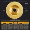 Brazed Cup-Shaped Grinding Disc for Cast Iron - German Brazing Process