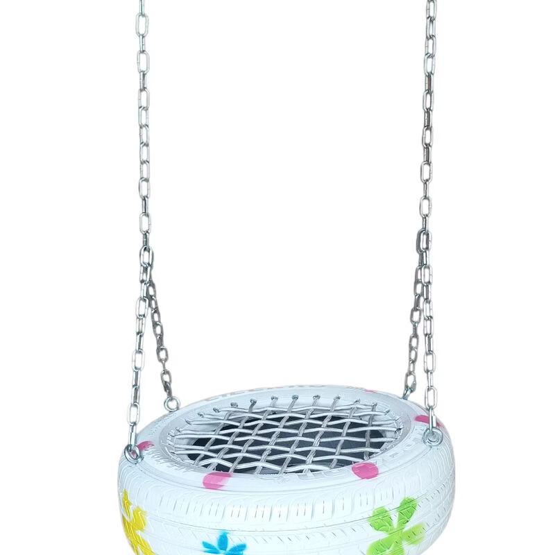 Уличные качели из шины для взрослых и детей