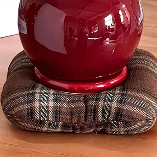 Ceramic Red Fruit Toothpick Dispenser Dental Floss Toothpick Holder Home Office Restaurant Kitchen Desktop Toothpick Organizer Container