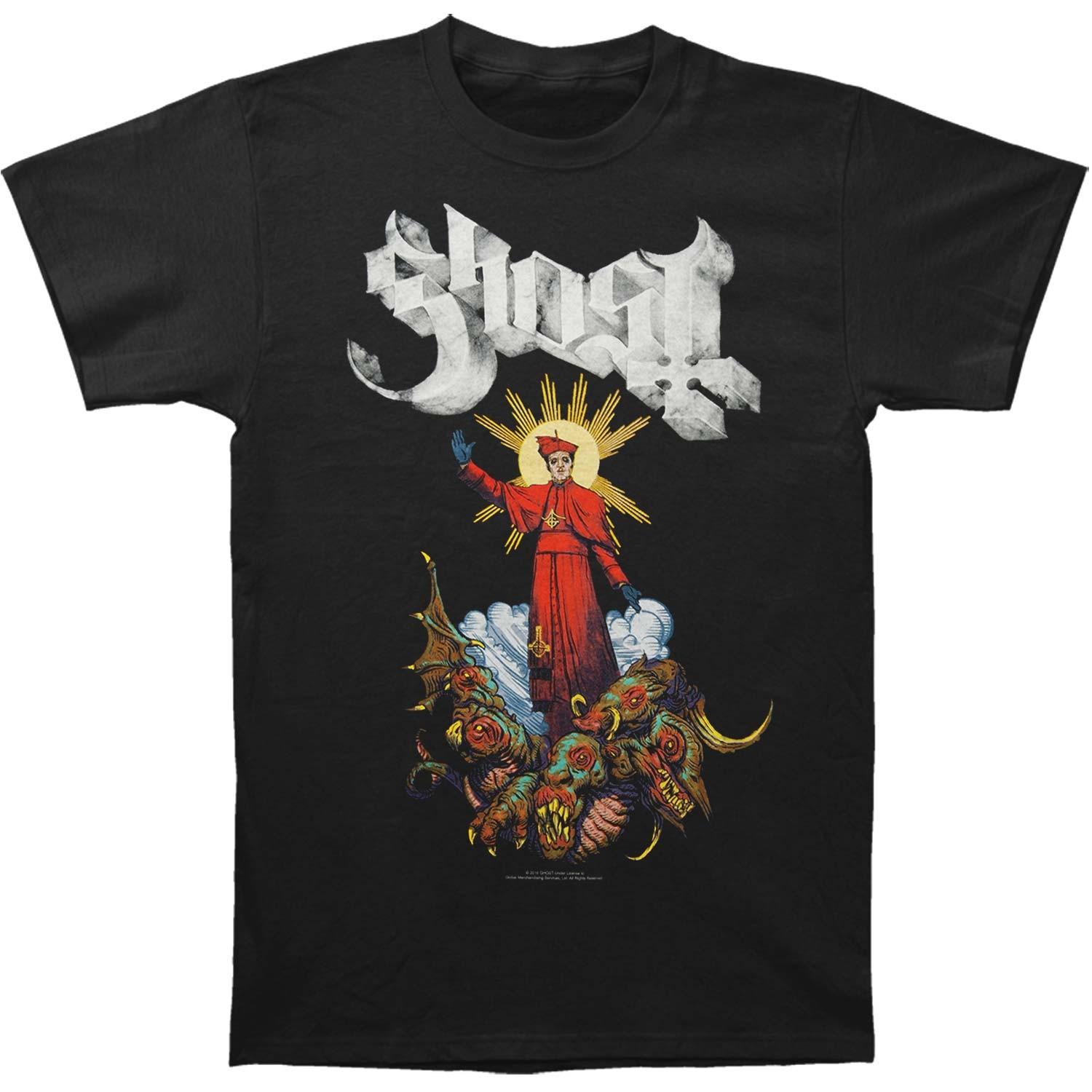 Men s Ghost Plague Bringer Slim Fit T-Shirt Mens Womens Tees Top  Black 3XL