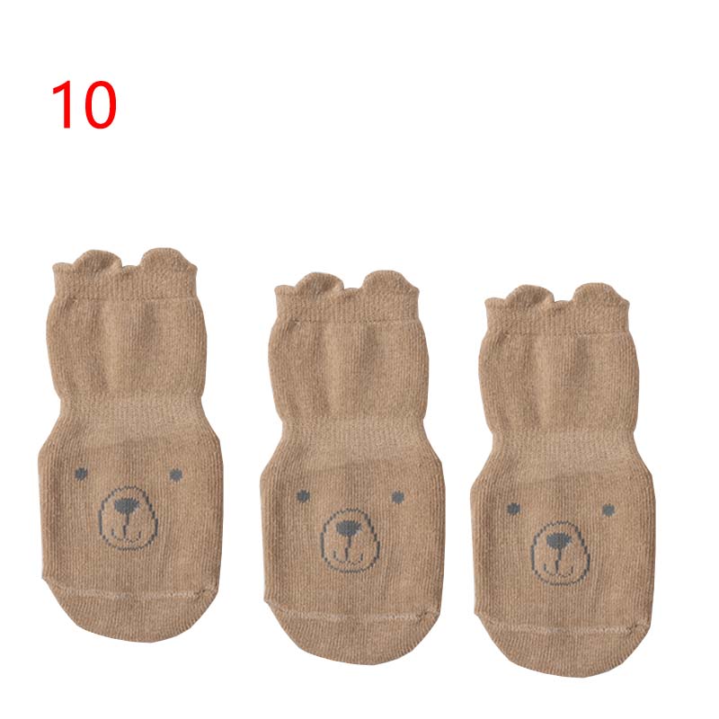 3Pair/lot New Cartoon Anti Slip Socks for Boys and Girls