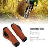 Artificial Leather   Grips Liquid Silicone Palm Pad Shock Absorption Handlebar Cover for Bike Accessories