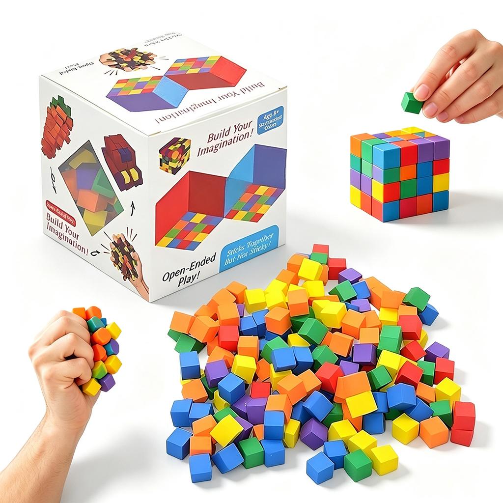 Colorful Foam Sticky Stress-Relieving for Sensory Play