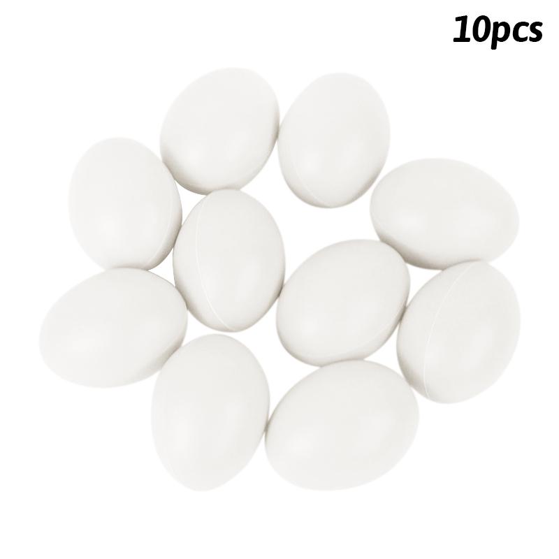 

Plastic Simulation Eggs Easter DIY Painting Craft Fake Hatching Egg Easter Party Home Decoration Kids Educational Toy Gift