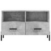 TV Cabinet Concrete Grey 80 x 36 x 50 cm Particleboard