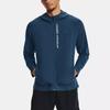 Under Armour Out The Storm Solid Hooded Running Jacket Men Jacket Blue 1376794-426