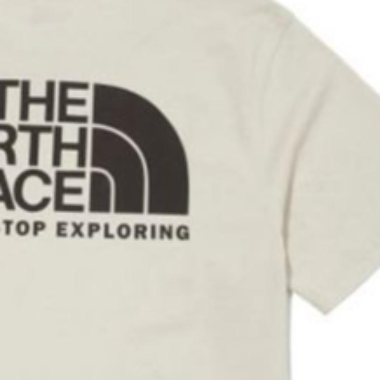 THE NORTH FACE T Shirt Unisex Ivory White NT7UN01D