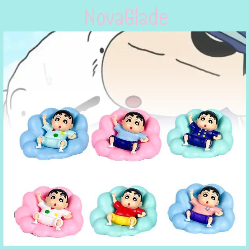 Adorable Crayon Shinchan Figurine Cute Cartoon Character In Cloud Pajamas For Collectors