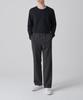 MUSINSA STANDARD Genderless Wide Banding Slacks [Gunmetal]