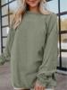 2025 European & American Casual Crew Neck Long-sleeved Pullover Sweatshirt - Autumn/Winter Fashion