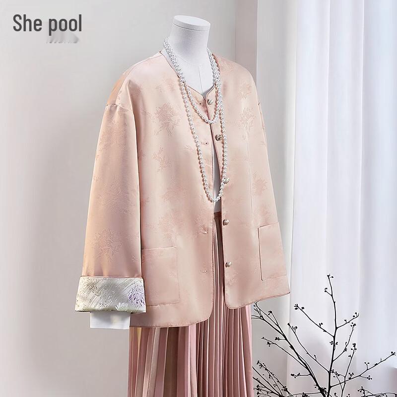 Women s New Chinese Style Jacquard Long-Sleeve Top L