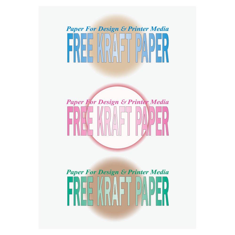 SAKAE Technical Kraft Free Kraft Extra 500 Paper, Paper, Paper, Heavyweight, A4, Brown, Sheets, FKB-A4-BR500