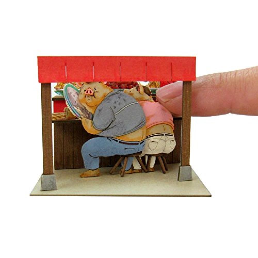 Sankei Studio Ghibli Mini Spirited Away Parents Become Pig Non-Scale Paper Craft MP07-56