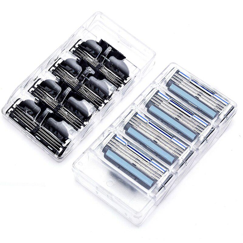 Новые 8 шт./лот высококачественные 3-слойные бритвенные лезвия, совместимые с машинкой Gillettee Mache 3