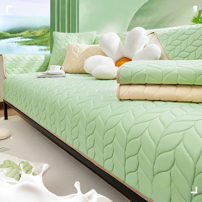 Ice Silk Latex Sofa Cushion Summer Summer Mat Cushion Summer Cold Feeling Leather Sofa Cover Simple Modern Cover Towel