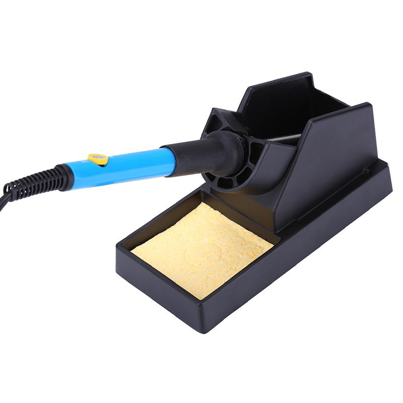 Aluminum Alloy Electric Soldering Iron Stand Holder With Cleaning Sponge for 936 Soldering Station Welding Tools Accessories