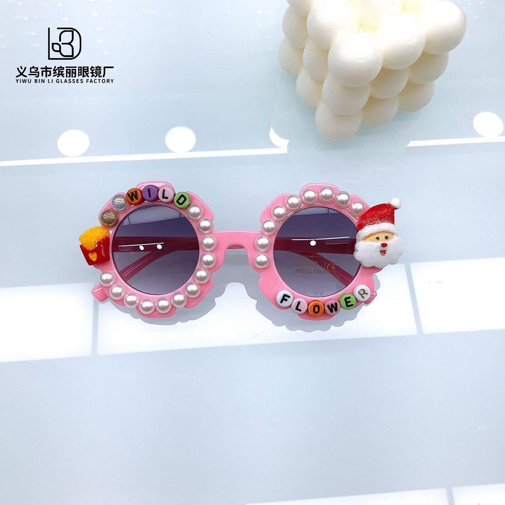 Fashion Children'S Sunglasses Travel Uv Protection Sunshade Sunscreen Diy Baby Glasses Cute
