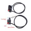Aluminum 7/8" Left Motorcycle Handlebar Mount Push Button Horn Headlight Winker Turn Signal Switch For Atv Dirt