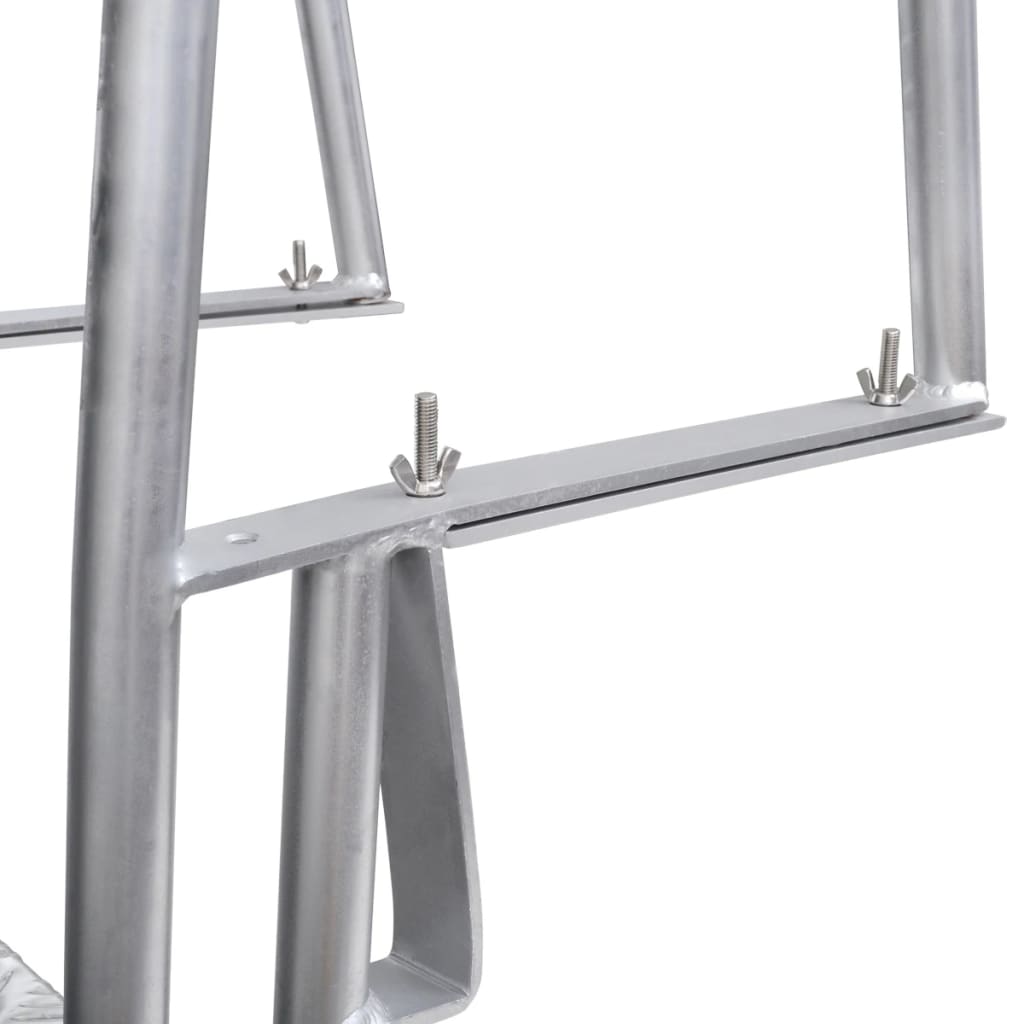 4 Step Dock Pool Ladder Aluminum 167 cm