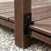 50/100Pcs Stainless Steel Decking Clips with Screws Universal Hidden Deck Fasteners Composite Deck Board Start
