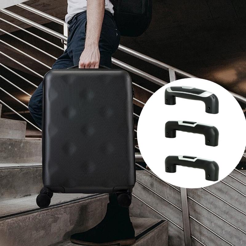 Mâner practic din plastic pentru valiza de schimb pentru bagaje medii, instalare ușoară, prindere confortabilă, mâner negru de transport
