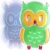 Moules de fraîcheur de voiture en forme d'animal 3D, moule en Silicone en forme de hibou, moules en argile pour travaux pratiques, perles aromatiques