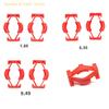Rapid Installation Urea Tube Pipe Joint, Fuel Line Clip for Diesel Tubes, 10-Pack