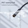 Industrial Sewer Borescope 8mm Flexible Endoscope 2inch Waterproof Camera for Engine Diagnostics Pipeline Maintenance