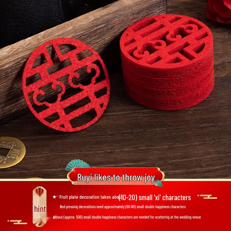 Vliesstoff Doppelglück Hochzeitsdekorationsset