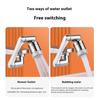 Stainless Steel Faucet with 1440° Rotation Splash-Proof Design Multi-Adapter Head Safe Drinking Water Includes Kitchen Bathroom