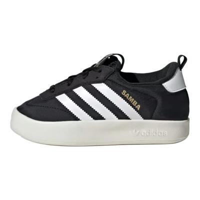 Originals Samba Home Icons Bequem Vielseitig Rutschfest Langlebig Low-Top Kinder-Sneaker Kinder-Sneaker Schwarz Weiß IH0266