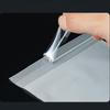 CPE Frosted Self-adhesive Bag Translucent Plastic Packaging Pouchs Phone Case Electronic Device Bag Remote Control Waterproof Dust Protection Pouch